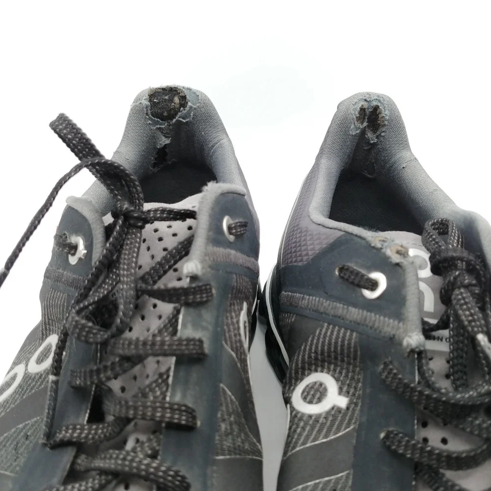 On Running Sneakers Mens 11.5 Grey Cloudflow Road Running CloudTec Shoes